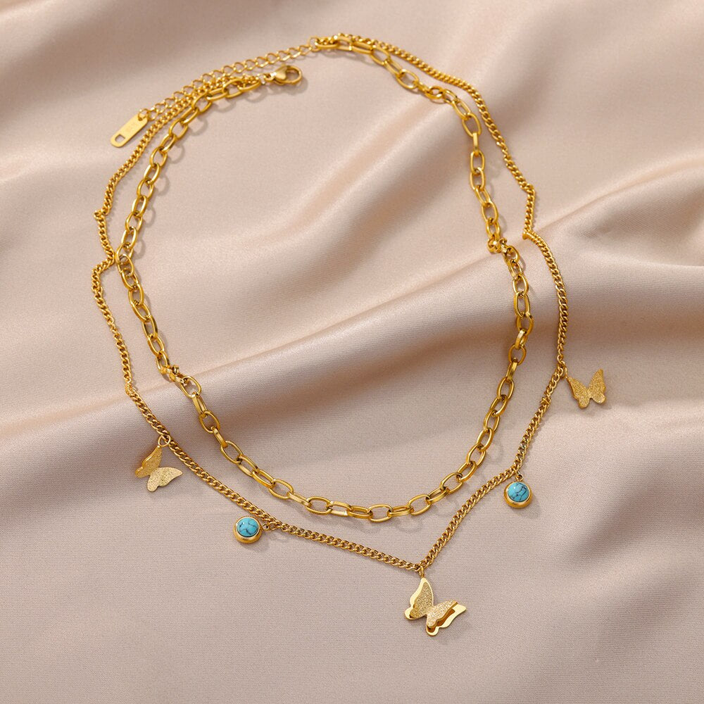 Bohemian Butterfly Necklace