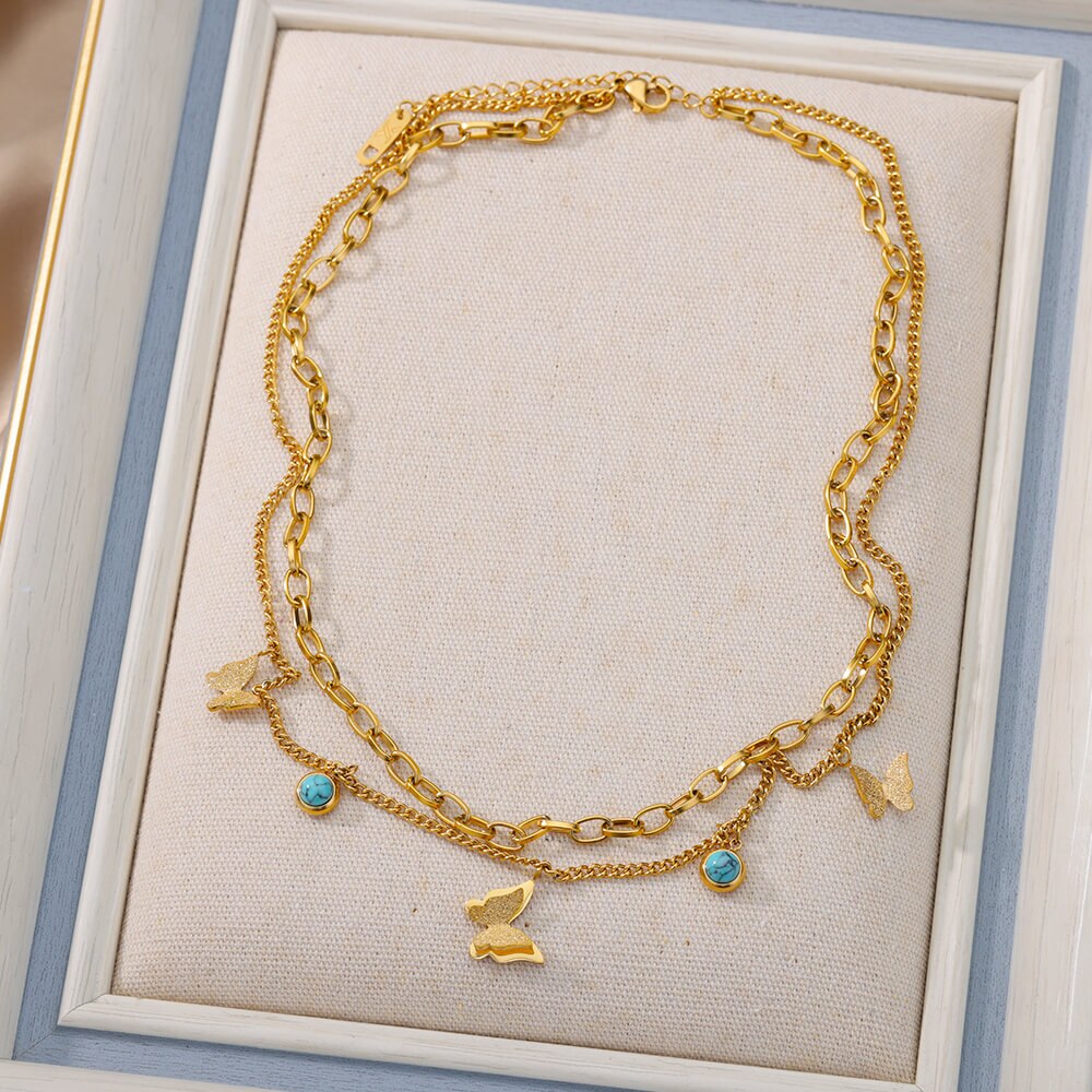 Bohemian Butterfly Necklace