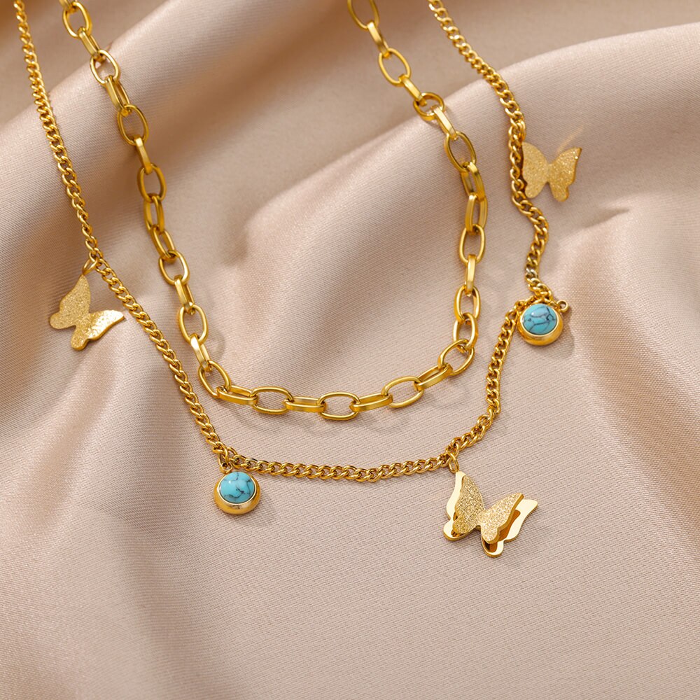 Bohemian Butterfly Necklace