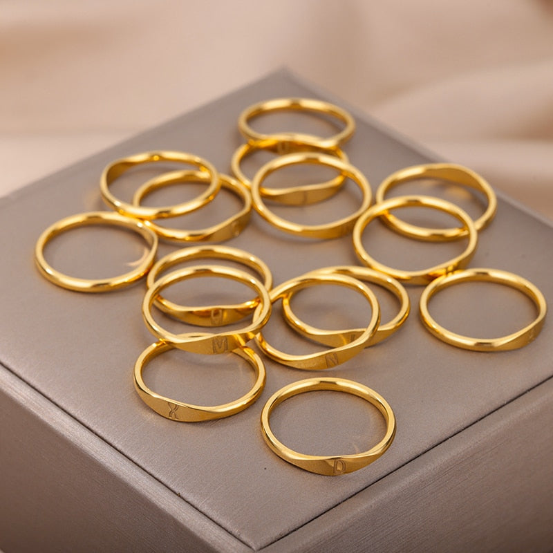 Initial Letter Ring