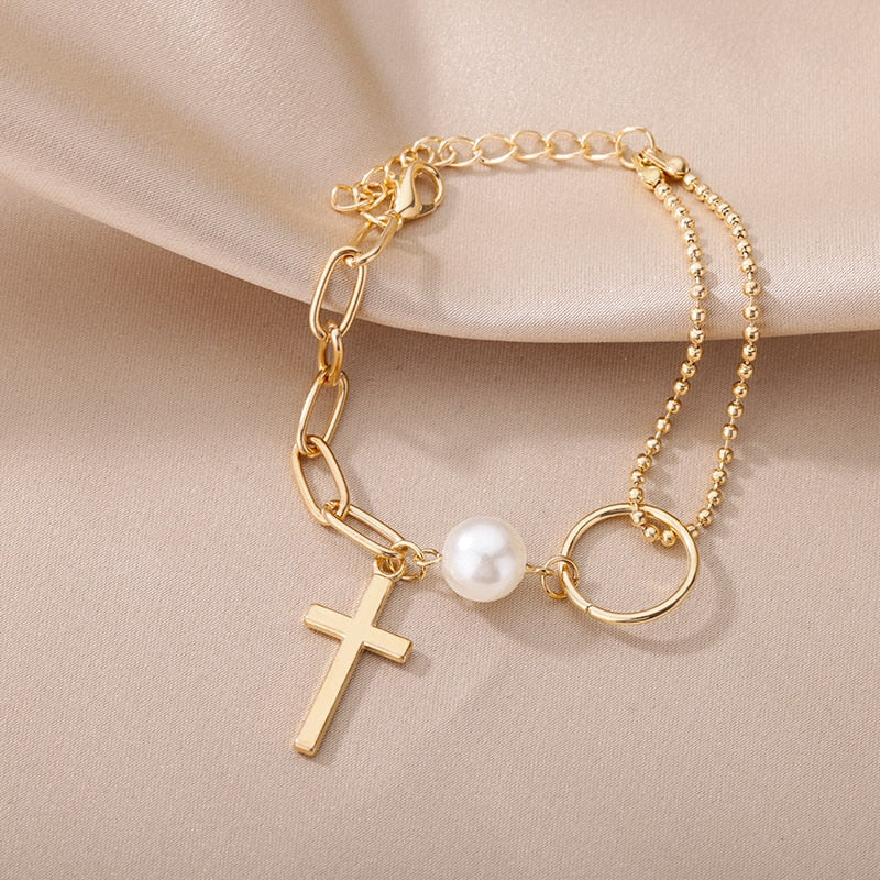 Layered Pendant Bracelet