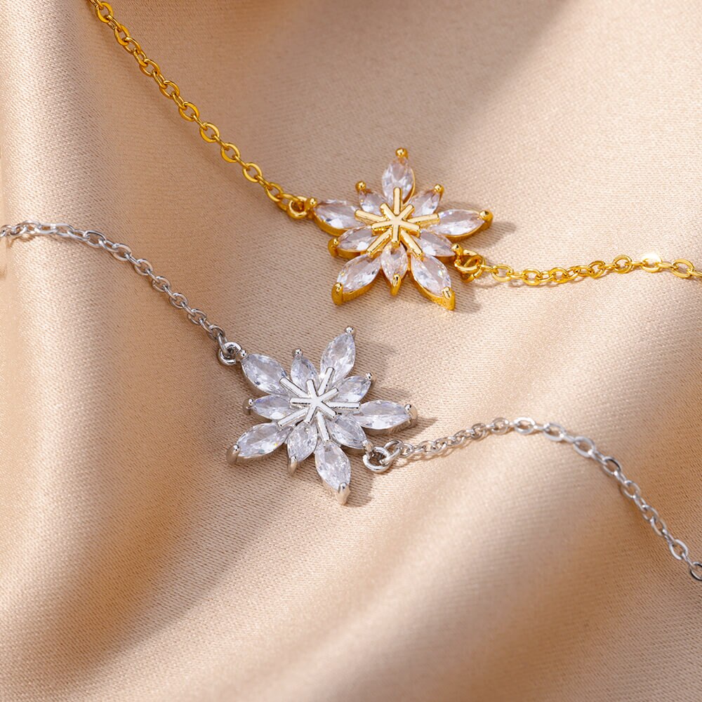 Crystal Snowflake Bracelet