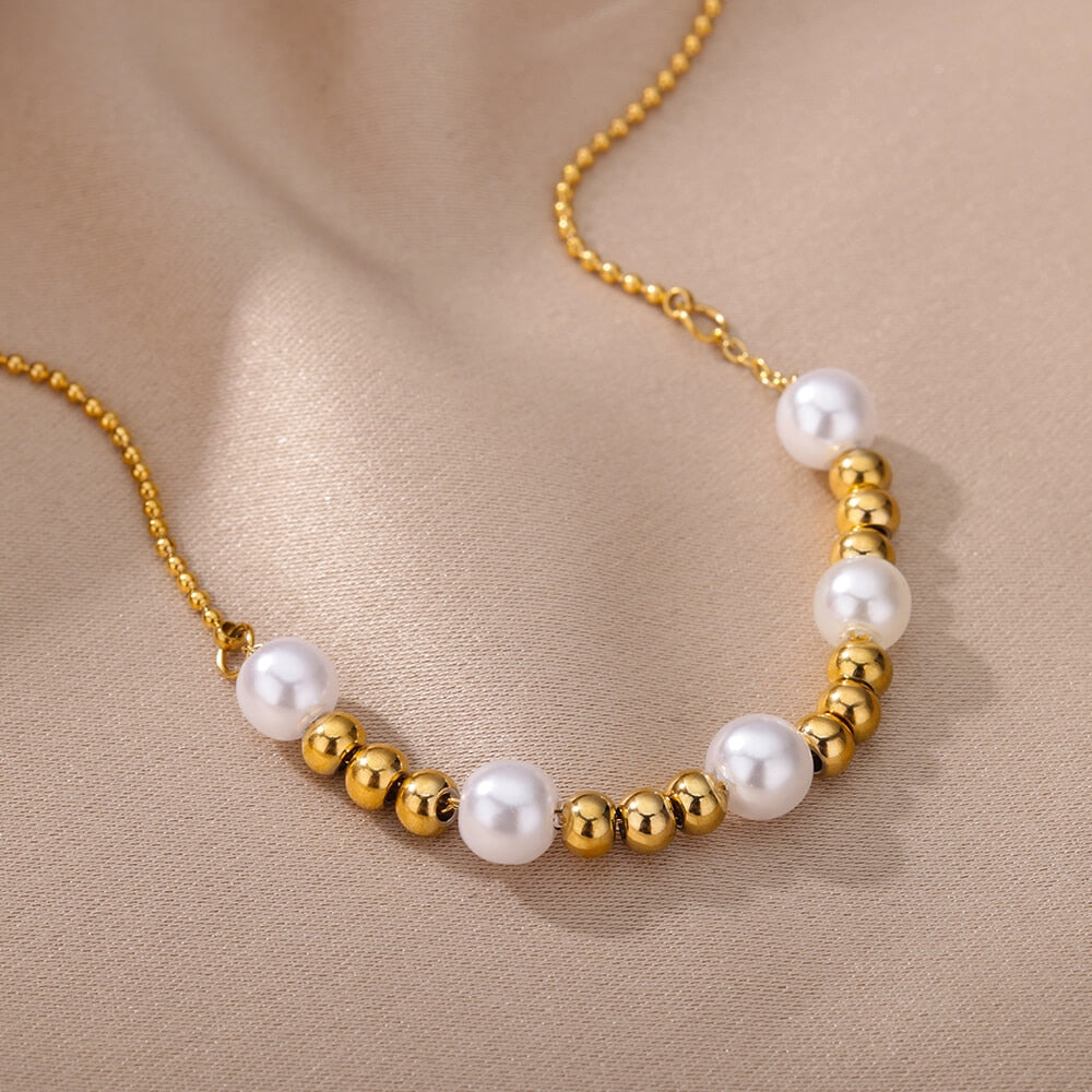 Pearl Charm Bracelet
