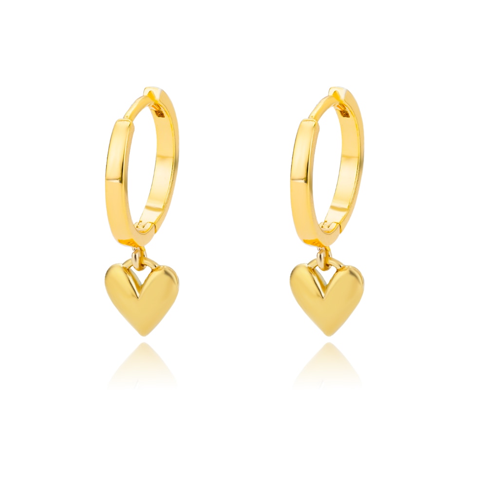 El Corazon Heart Earrings