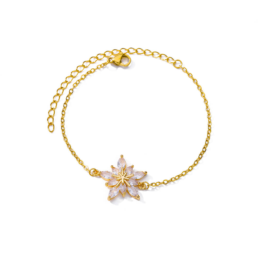 Crystal Snowflake Bracelet