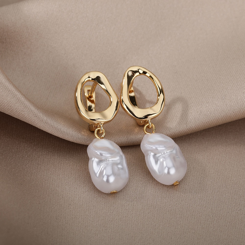 Boho Pearl Earrings